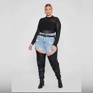 Fashion to Figure Chap Inspired Krista Boot size 10